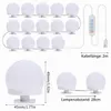 Jinlaili, lampa do lustra z 14 diodami LED, 3 tryby Podgląd zdjęcia produktu 4