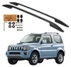Strešné lyžiny SUZUKI JIMNY 1998-2018 Čierne hliníkové Náhľad obrázku produktu 1