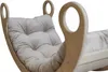 Dekokissen Baumwolle für Kinderwippe Velour hellbeige 105 x Produktbild-Vorschau 2