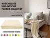 Kuscheldecke, 130x170 cm, creme Produktbild-Vorschau 4