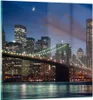Bilder auf glas - Brooklyn brücke nacht new york city - Produktbild-Vorschau 1