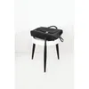 Zafferano Couchtisch LIOLÀ h47cm Weiß - Esche schwarz Produktbild-Vorschau 2
