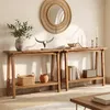 Table console, table d'entrée de 100 cm, table basse à 2 Voir les images du produit 8