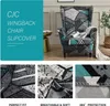 Topchances 2 Piece Wing Chair Cover, kryty židlí Wing Chair Náhled obrázku produktu 2