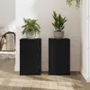 vidaXL Porta piante, 2 pezzi, nero, aspetto legno di Anteprima dell’immagine prodotto 4