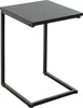 HAKU Beistelltisch schwarz - MDF, Metall, B/H/T: 33x60x35 Produktbild-Vorschau 1