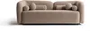 Sofagarnitur Luna 3-3-1 mit 12 Kissen – Modernes Sofa für Wohnzimmer Produktbild-Vorschau