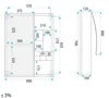 Rea Set Di Mobili Da Bagno Con Lavabo De07-60 Beige 60cm Anteprima dell’immagine prodotto 9