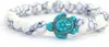 Mode Uni Schildkröte Naturstein Perlen Charm Armband Produktbild-Vorschau 1