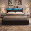 Boxspringbett Polsterbett 180x200 cm mit LED, hydraulischem Produktbild-Vorschau 12
