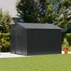 sweeek - Gartenschuppen aus Metall, grau und weiß 7,06m2 - Produktbild-Vorschau 6