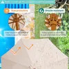 KOMFOTTEU Sonnenschirm 300 cm, Klappbarer Balkonschirm, Produktbild-Vorschau 5