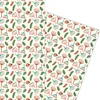 Weihnachtliches Geschenkpapier mit Weihnachts Pflanzen auf Produktbild-Vorschau 1