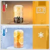 4er Set Transparenter Glasbecher 500ml mit Deckel Strohhalm Produktbild-Vorschau 8