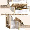 Flieks Hydraulisches Etagenbett 90x200cm/140x200cm mit Led, Produktbild-Vorschau 5