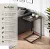 Table d’appoint Erie 40x30x63cm - Bois foncé industriel, Voir les images du produit 2