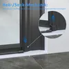 Pendeltür 100 cm Nischentür 6 mm ESG Sicherheitsglas Produktbild-Vorschau 5