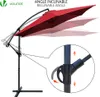 VOUNOT® Ampelschirm mit Schutzhülle, Sonnenschirm 300 cm, Produktbild-Vorschau 9
