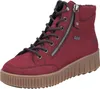 A single red boot with a brown sole is shown against a white background. Produktbild-Vorschau