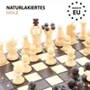 Schachspiel Schach Schachbrett Holz 25 cm Chess Board Set Produktbild-Vorschau 3