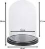 Clayre & Eef Glocke Ø 23x29 cm Transparant Glas Produktbild-Vorschau 2