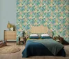 Erismann Rauhfaser-Vliestapete Martinique Floral türkis Produktbild-Vorschau 4