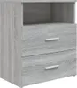 vidaXL Noční stolky 2 ks. Grey Sonoma 50x32x60 cm Náhled obrázku produktu 2