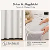 Outdoor Vorhang mit Ösen Grauweiß 254 x 214 cm Winddicht Produktbild-Vorschau 11