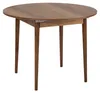 Skye Decor, Erweiterbarer Esstisch, Barok-Walnuss, 100 x 75 Produktbild-Vorschau 2