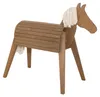 roba Outdoorspielpferd, Massivholz teak-farben, Produktbild-Vorschau 1
