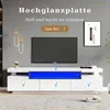 Merax Hochglanze TV-Schrank mit LED-Beleuchtung, Produktbild-Vorschau 5