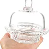 Glas-Zuckerdose mit Deckel - ø10 cm, Stilvoll & Praktisch Produktbild-Vorschau 3