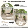 GOPLUS Hollywoodschaukelgestell, Schaukelgestell aus Metall Produktbild-Vorschau 3