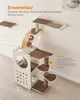 Feandrea Clickat Kratzbaum, Katzenbaum modern, Katzenhaus Produktbild-Vorschau 5
