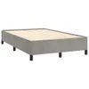 Bettgestell ohne Matratze Hellgrau 120x190 cm Samt Produktbild-Vorschau 1