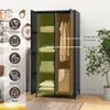 KOMFOTTEU Gartenschrank aus Rattan, Aufbewahrungsschrank Produktbild-Vorschau 4