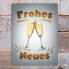 Sektgläser Prost Frohes Neues Metallschild in 15x20 cm Produktbild-Vorschau 7