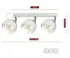 Lampa Wisząca Sufitowa Żyrandol Biała Szklane Kule White Podgląd zdjęcia produktu 3