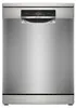 A front view of a silver Bosch dishwasher. Podgląd zdjęcia produktu