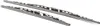 RIDEX Scheibenwischer Vorne 600mm/450mm für FORD Fiesta Mk6 Produktbild-Vorschau 1