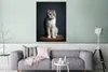 MuchoWow® Poster Katze - Haustiere - Licht 90x120 cm - Produktbild-Vorschau 5