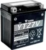 A black battery with labels and markings. Produktbild-Vorschau