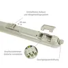 Close-up view of a light fixture, showing installation details and connection points. Produktbild-Vorschau
