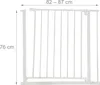 Relaxdays Treppenschutzgitter, 82–87 cm, ohne Bohren, Baby Produktbild-Vorschau 4