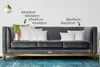MuchoWow® Zierkissen Sofakissen Wohnzimmer Dekokissen 60x60 Produktbild-Vorschau 3