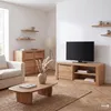 home24 Kommode - Eiche Teilmassiv - Eiche / Eiche Produktbild-Vorschau 6