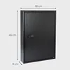 Schlüsselschrank mit Zahlencode & 64 Haken, 45x30x8 cm, HMF Produktbild-Vorschau 7