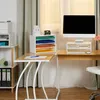 Relaxdays Monitorständer mit Fach, Bildschirmerhöhung für Produktbild-Vorschau 2