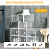 HOMCOM, sada 8 krabic na boty, organizér na boty s Náhled obrázku produktu 7