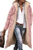 ASKSA Damen Lang Daunenmantel Warm Fleece Reversibel Produktbild-Vorschau 1